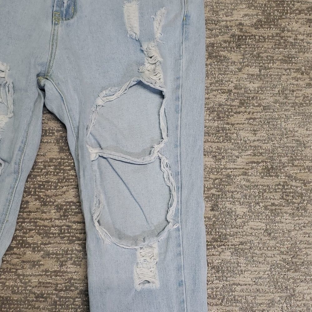 Top Trends Destroyed Denim Jeans View 6